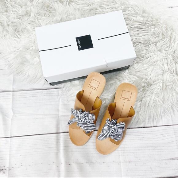 Dolce Vita‎ Women's Amber Leather Heeled Lace Up Sandal in Caramel Size 10 - Picture 4 of 8